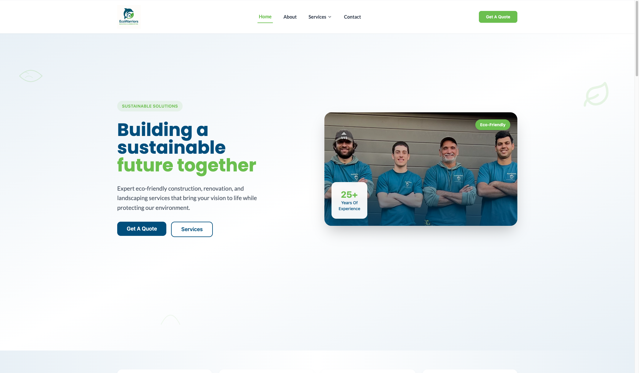Eco Warriors Building & Landscaping screenshot